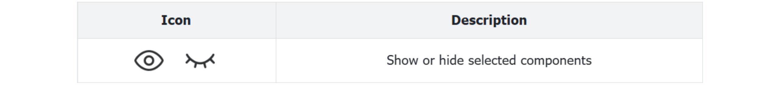 Show-Hide Icon