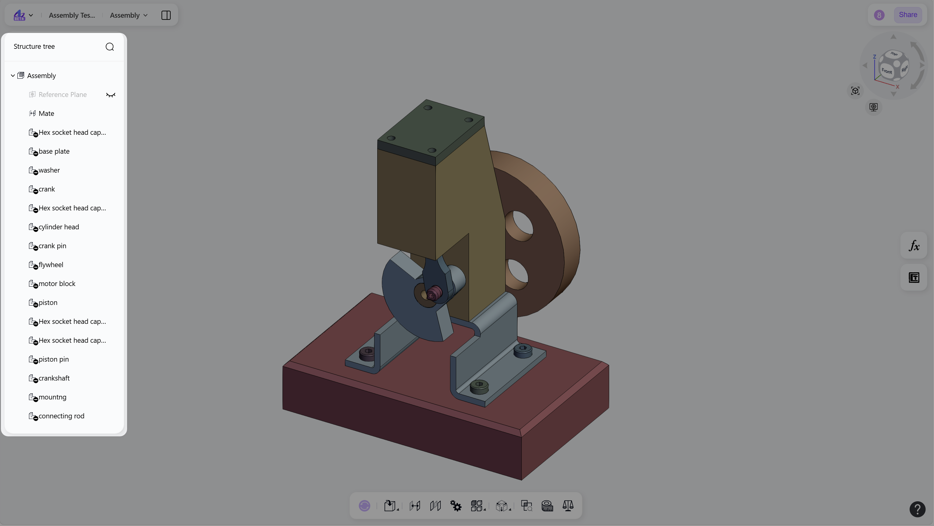 3D CAD-Assembly Structure Tree