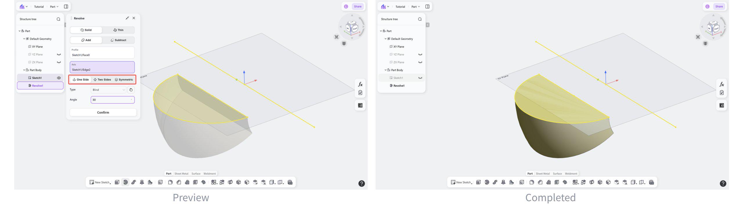 Revolve Method-1 Revolve Method-1