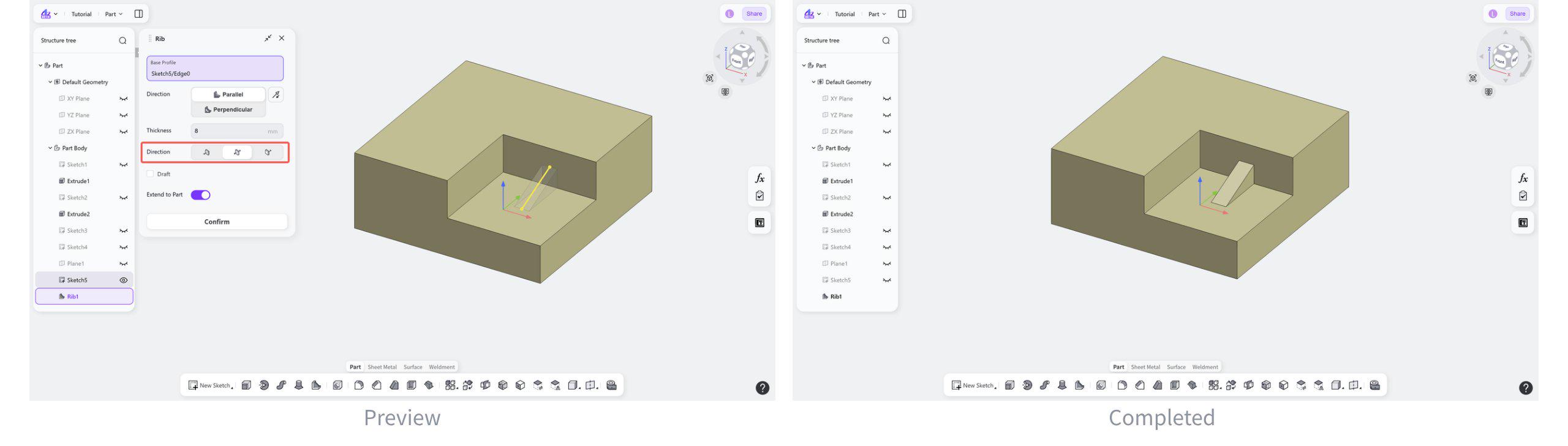 Thickness direction: Symmetric Thickness direction: Symmetric