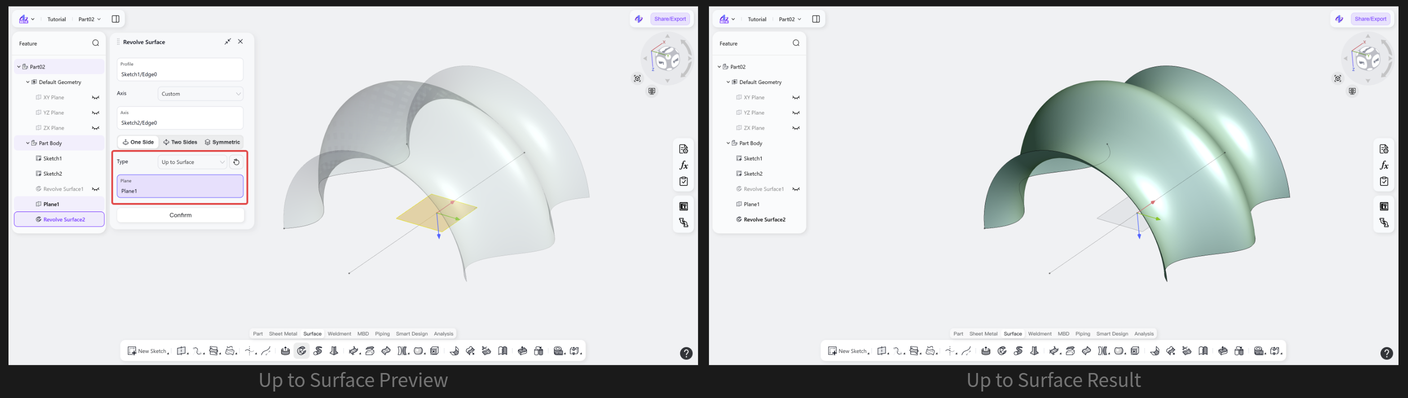 3D CAD - Revolve Surface6