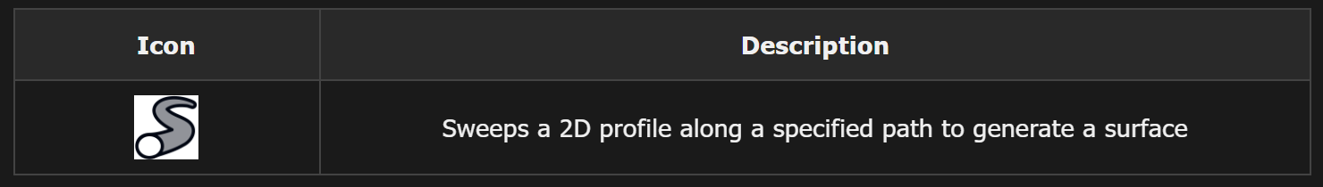 3D CAD - Sweep - icon