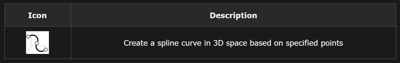3D CAD - 3D spline1