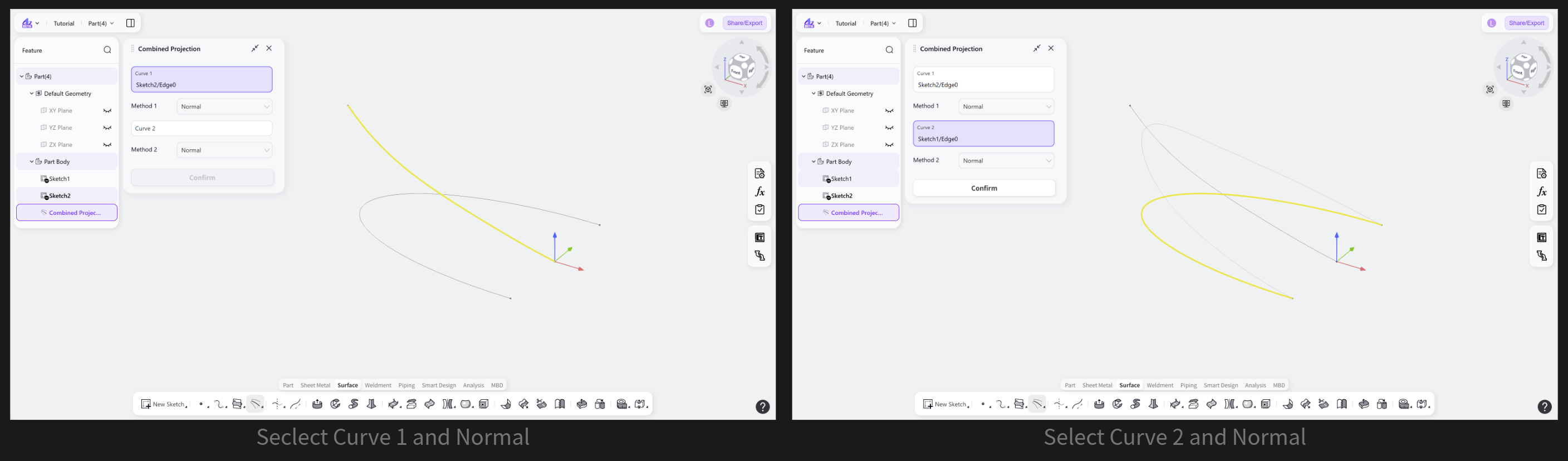 3D CAD - Combined Projection1