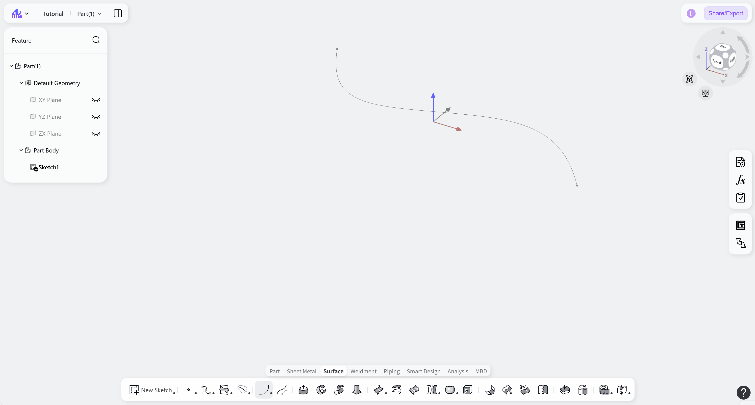 3D CAD - Curve Length4
